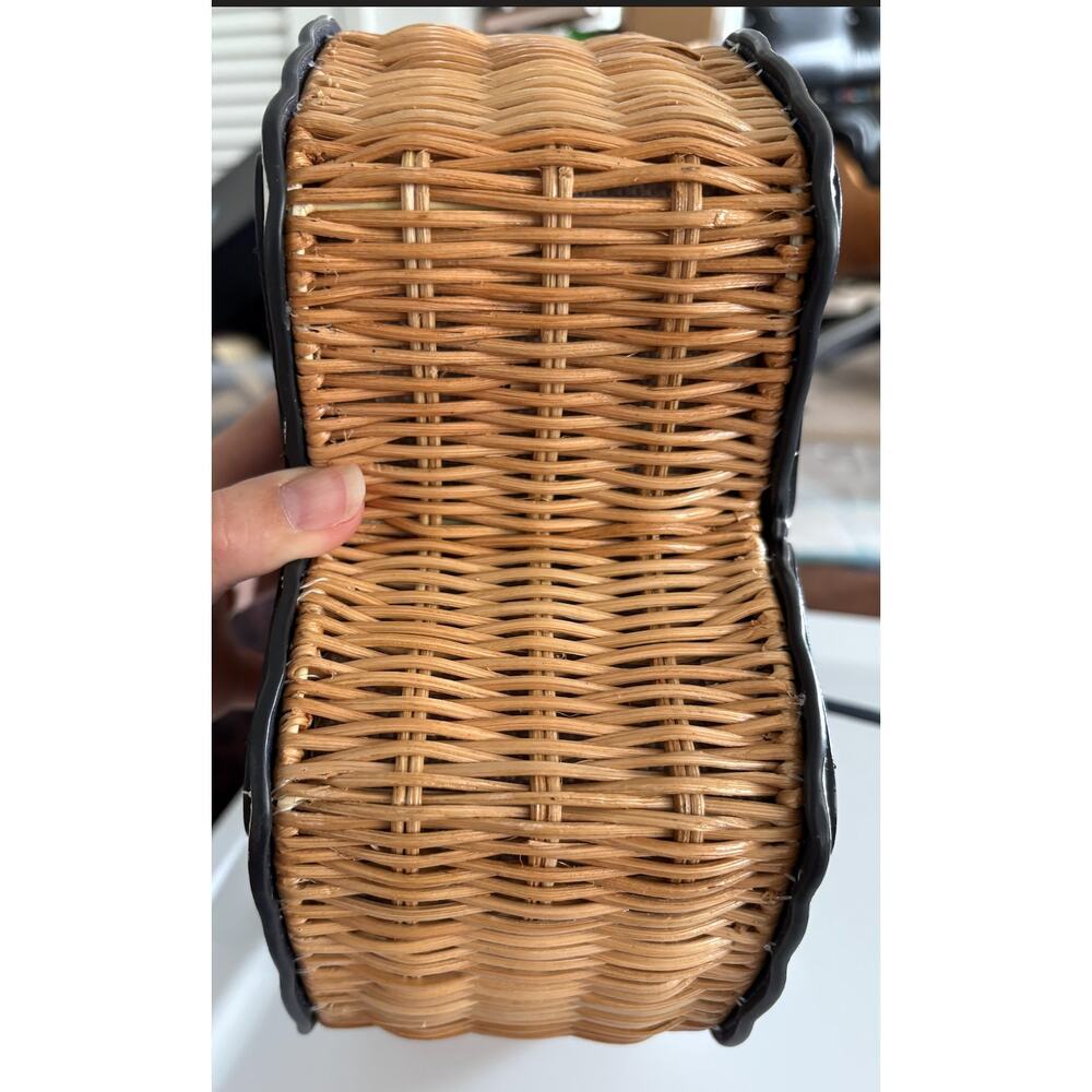Kate Spade Wing It Polka Dot Wicker Butterfly Satchel - Brand New & Rare‎ - Picture 13 of 14